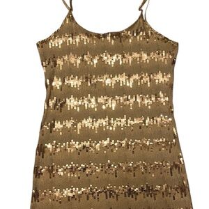 Buckle Sequin Top